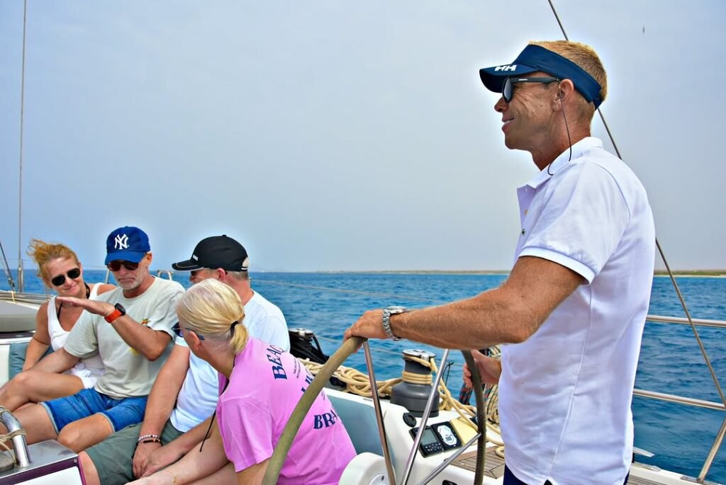 View from the boat looking toward Santa Maria Beach_Caboverdeislandtours